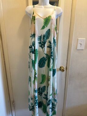 Kidsform Women’s Casual Loose Bohemian Floral Print Maxi Dresses